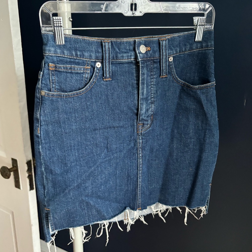 Madewell denim skirt